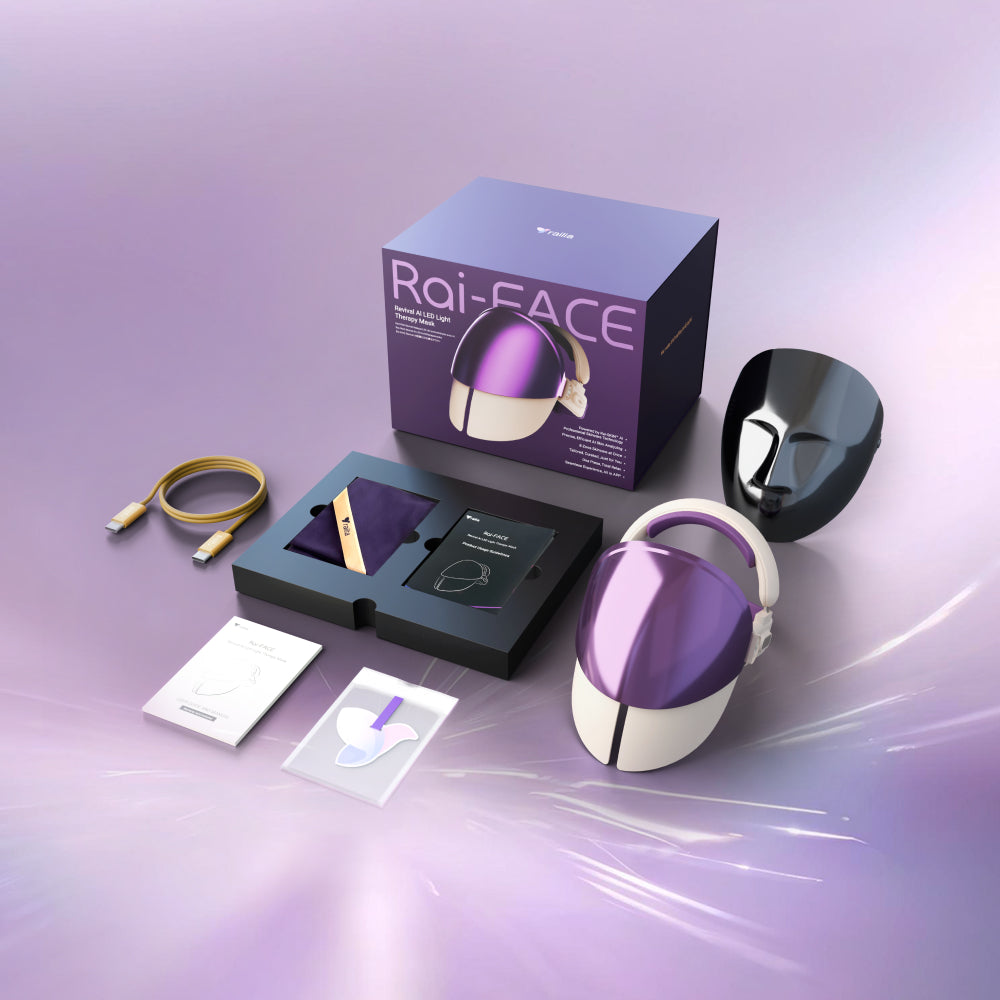Rai-FACE Revival Al LED Light Therapy Mask-SAPPHIRE
